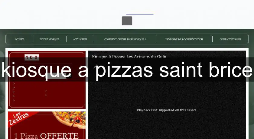  kiosque a pizzas saint brice