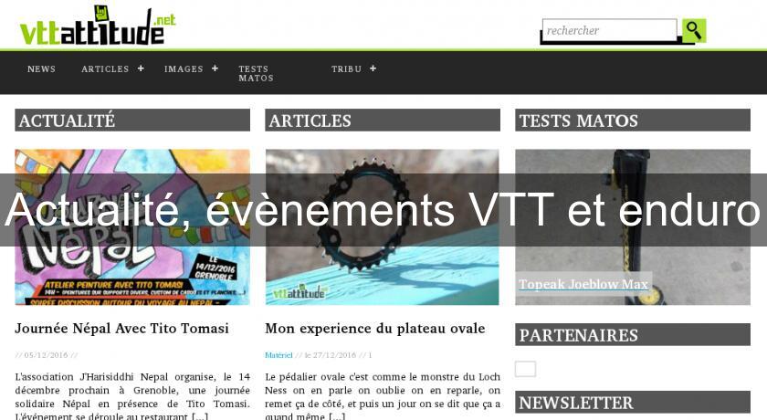 Actualité, évènements VTT et enduro