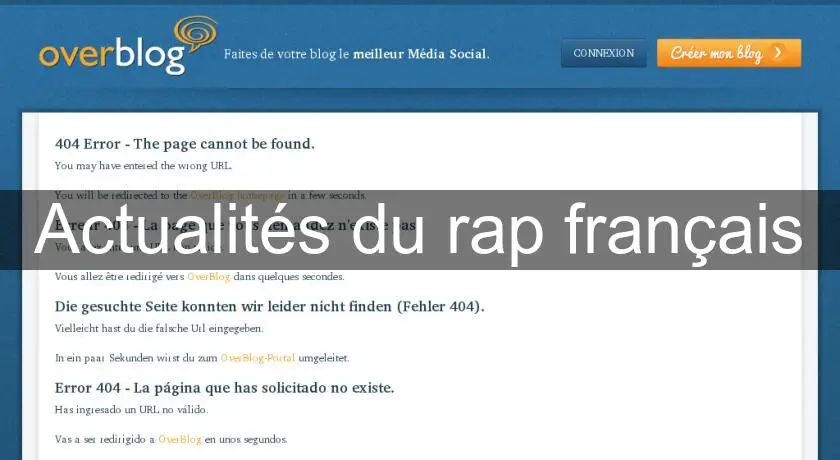 Actualités du rap français