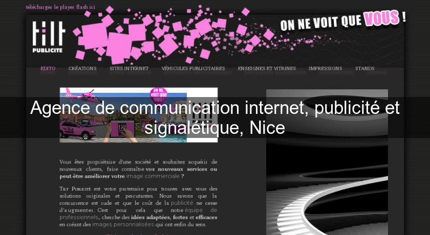 Agence de communication internet, publicité et signalétique, Nice