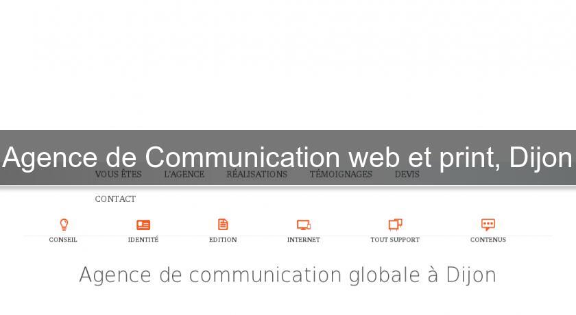 Agence de Communication web et print, Dijon