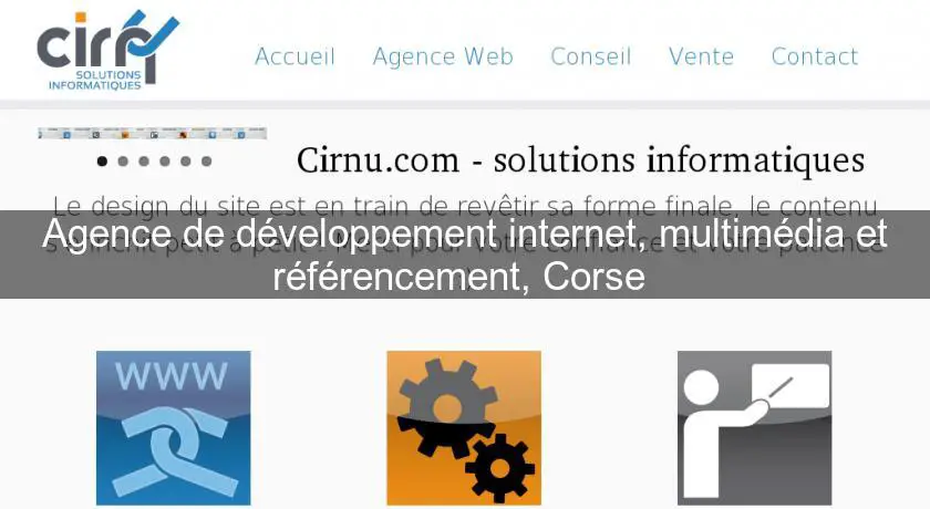 Agence de développement internet, multimédia et référencement, Corse 