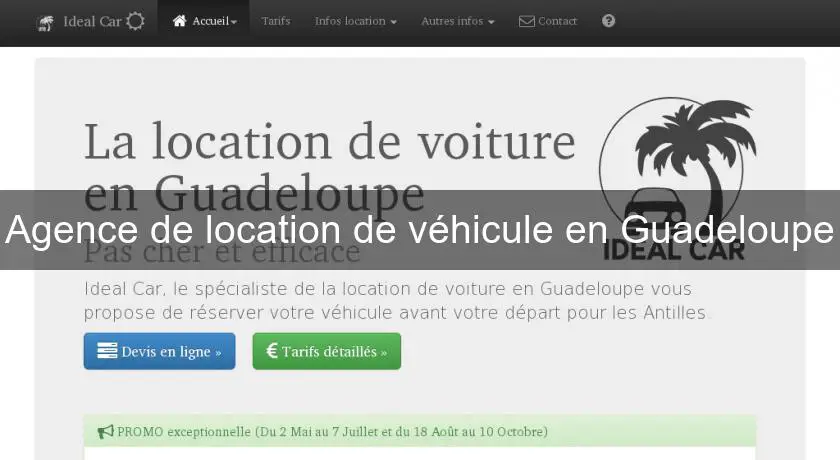 Agence de location de véhicule en Guadeloupe