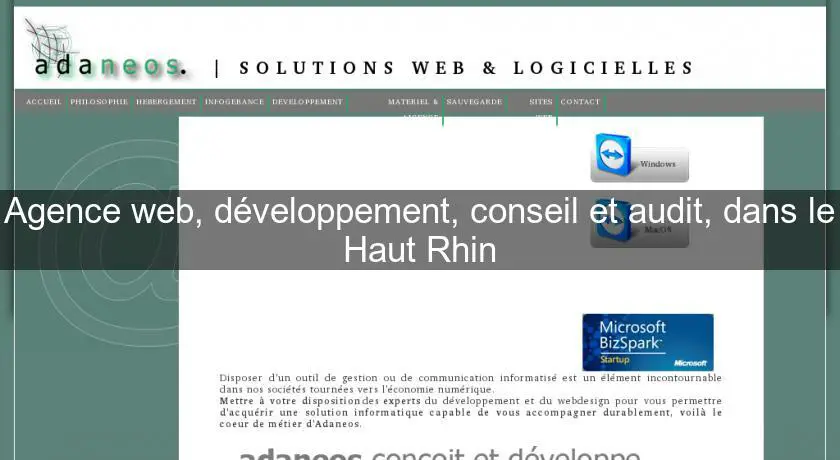 Agence web, développement, conseil et audit, dans le Haut Rhin