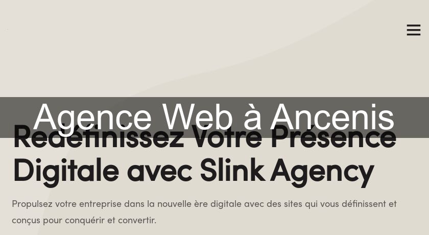 Agence Web à Ancenis