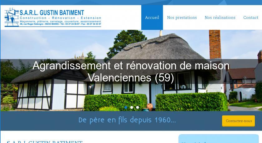 Agrandissement et rénovation de maison Valenciennes (59)