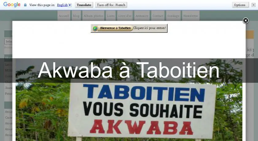 Akwaba à Taboitien