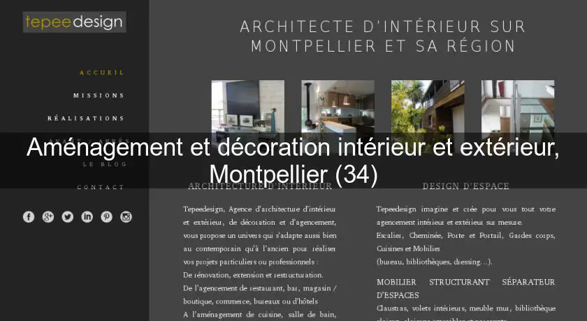 Aménagement et décoration intérieur et extérieur, Montpellier (34)