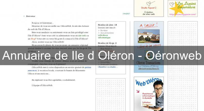Annuaire de Ile d'Oléron - Oéronweb