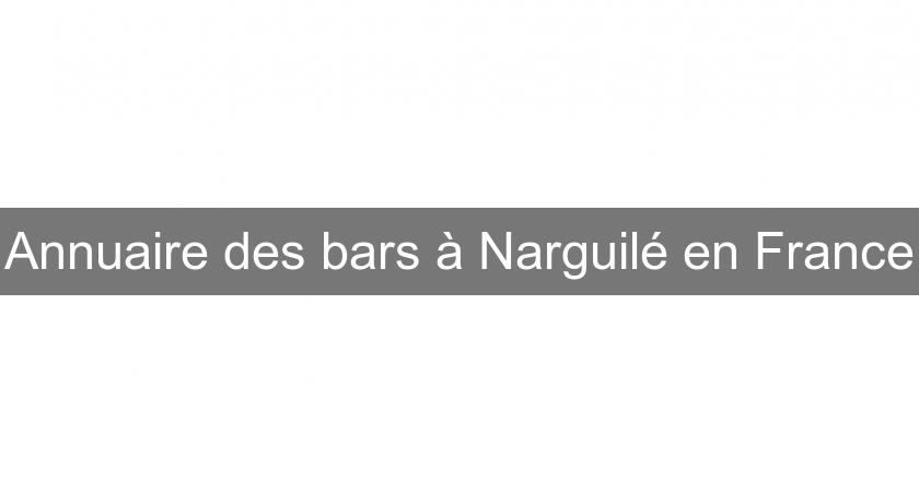 Annuaire des bars à Narguilé en France