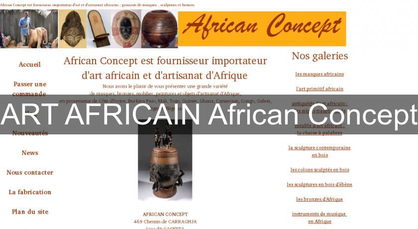 ART AFRICAIN African Concept