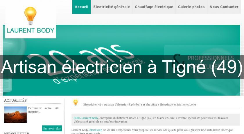 Artisan électricien à Tigné (49)