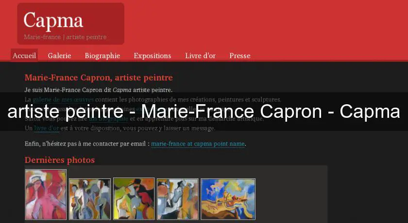 artiste peintre - Marie-France Capron - Capma