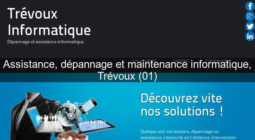 Assistance, dépannage et maintenance informatique, Trévoux (01)