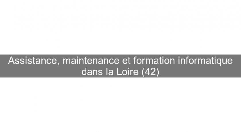 Assistance, maintenance et formation informatique dans la Loire (42)