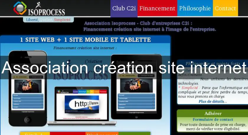 Association création site internet