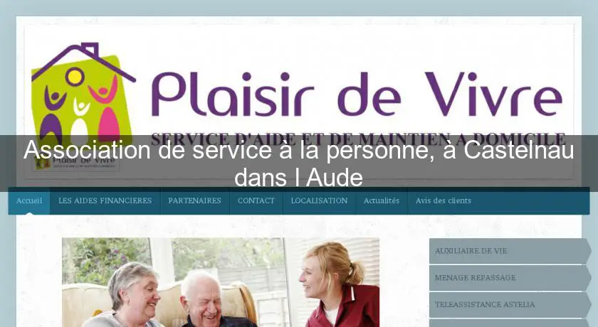 Association de service à la personne, à Castelnau dans l'Aude