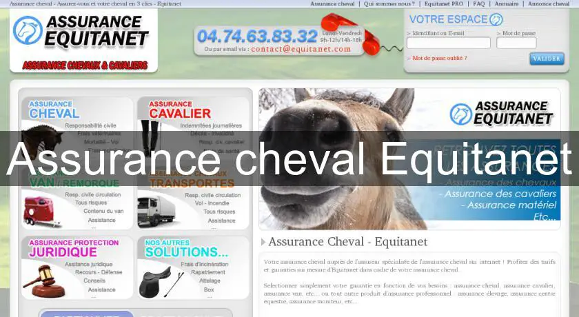 Assurance cheval Equitanet