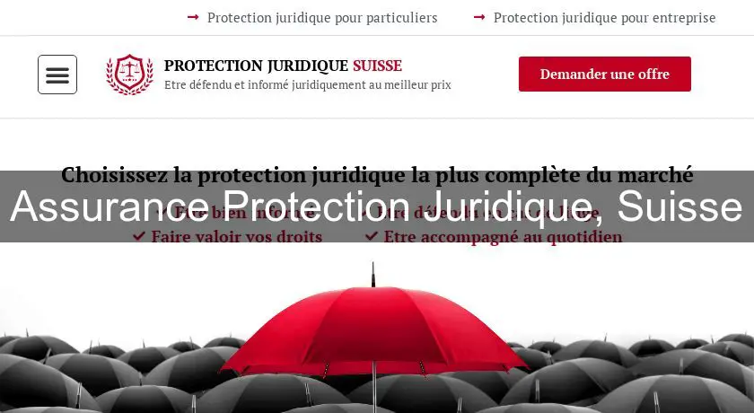 Assurance Protection Juridique, Suisse