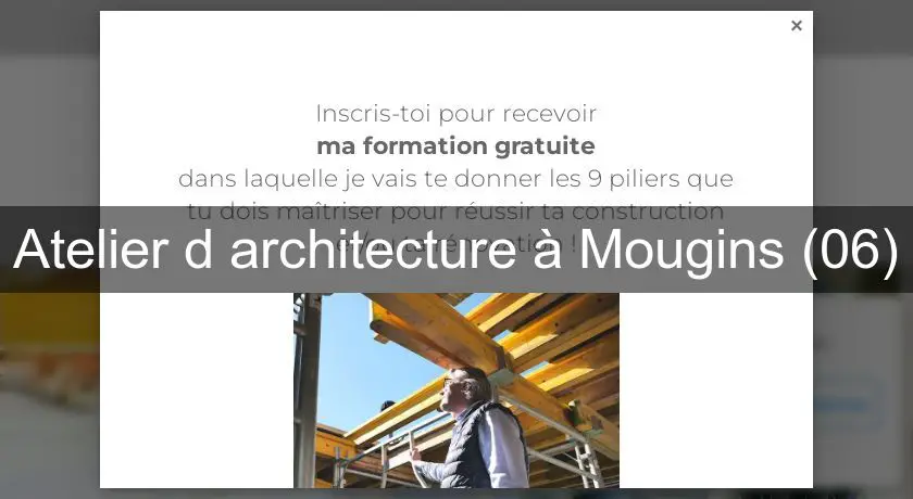 Atelier d'architecture à Mougins (06)