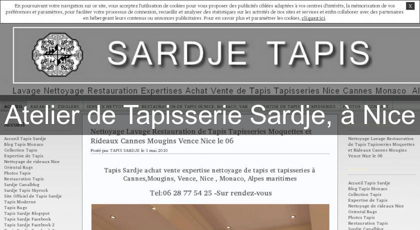 Atelier de Tapisserie Sardje, à Nice