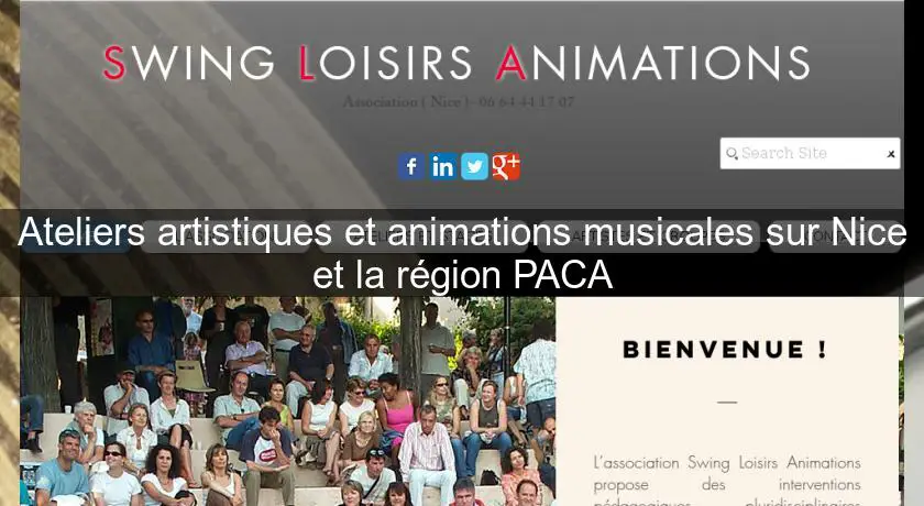 Ateliers artistiques et animations musicales sur Nice et la région PACA