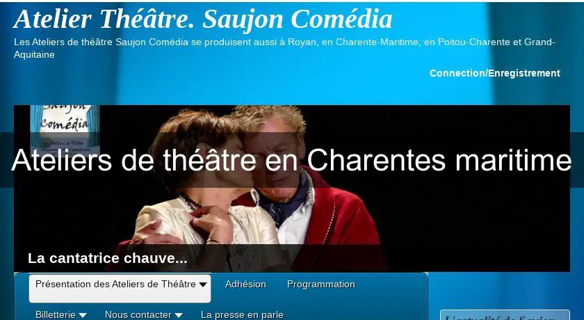 Ateliers de théâtre en Charentes maritime
