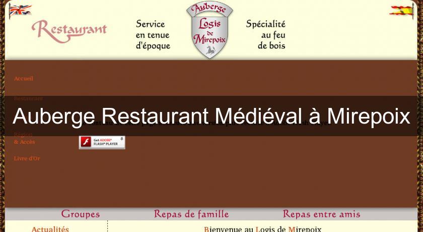 Auberge Restaurant Médiéval à Mirepoix