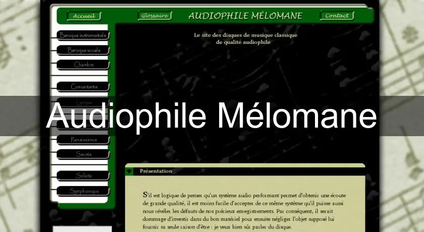 Audiophile Mélomane