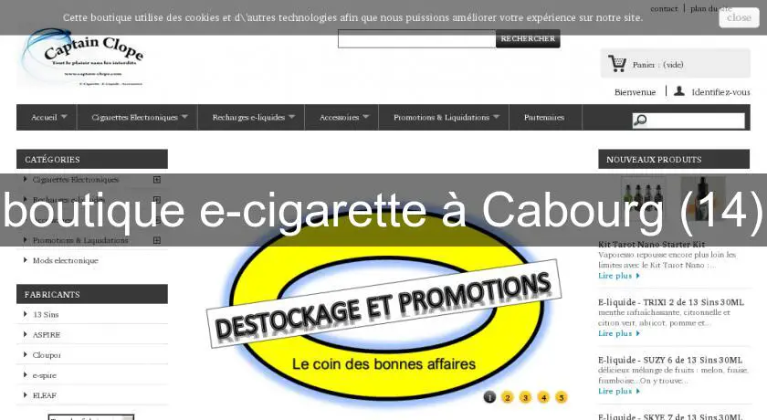 boutique e-cigarette à Cabourg (14)