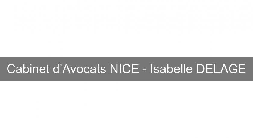 Cabinet d’Avocats NICE - Isabelle DELAGE
