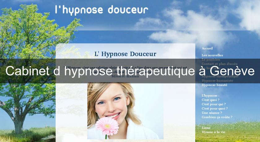 Cabinet d'hypnose thérapeutique à Genève