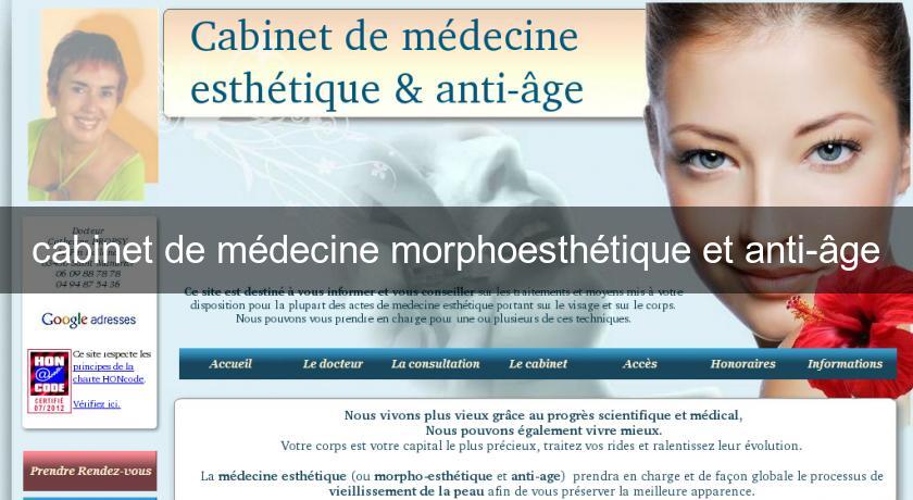 cabinet de médecine morphoesthétique et anti-âge