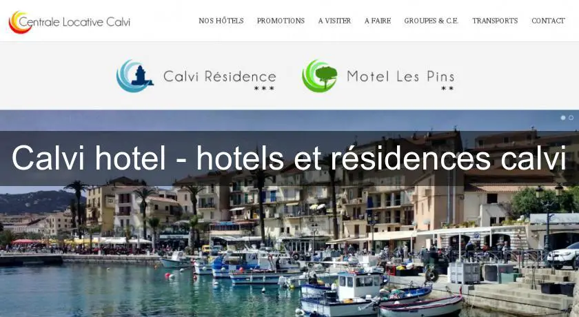 Calvi hotel - hotels et résidences calvi