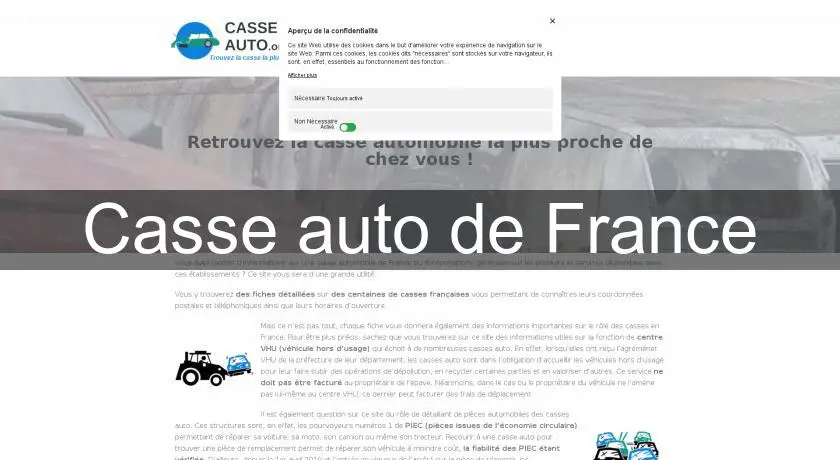 Casse auto de France