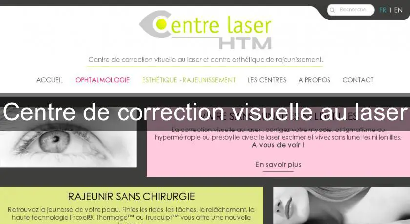 Centre de correction visuelle au laser