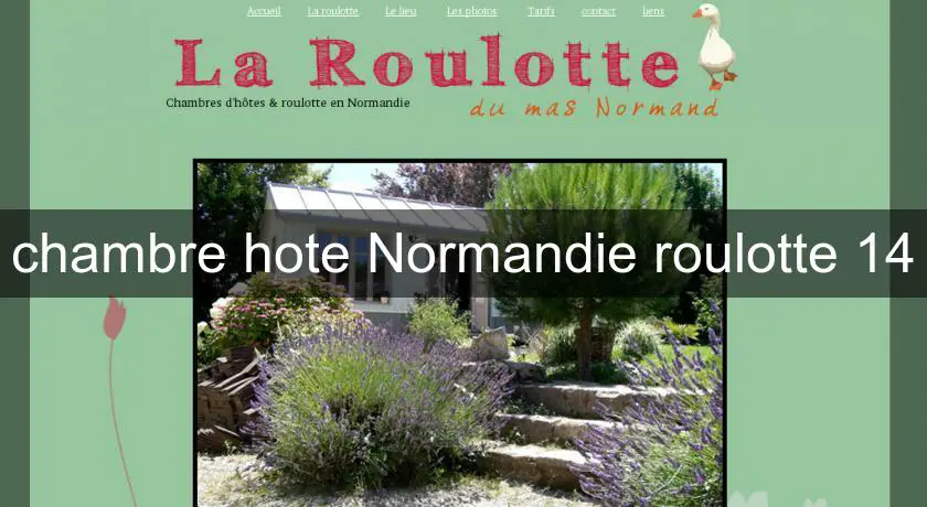 chambre hote Normandie roulotte 14