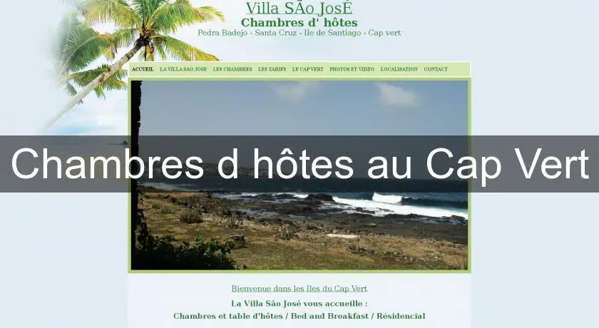 Chambres d'hôtes au Cap Vert