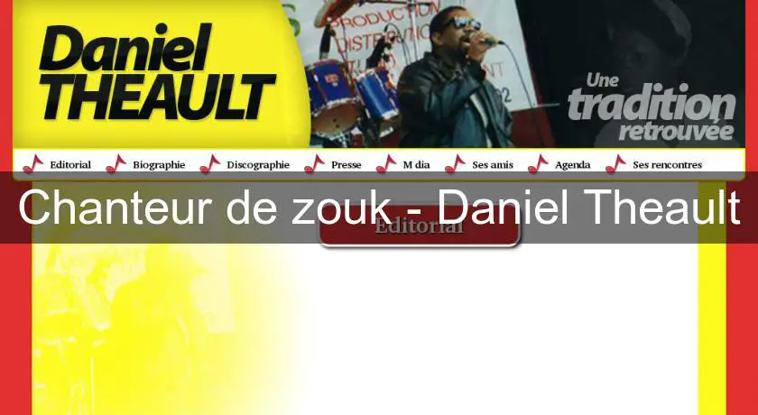Chanteur de zouk - Daniel Theault
