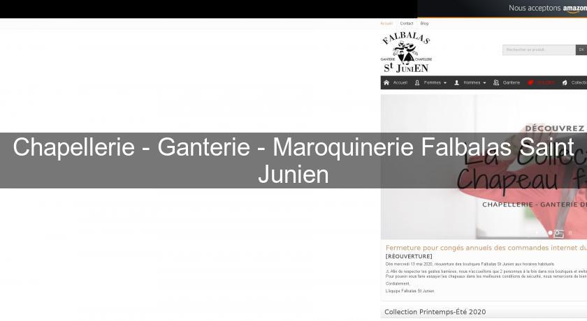 Chapellerie - Ganterie - Maroquinerie Falbalas Saint Junien