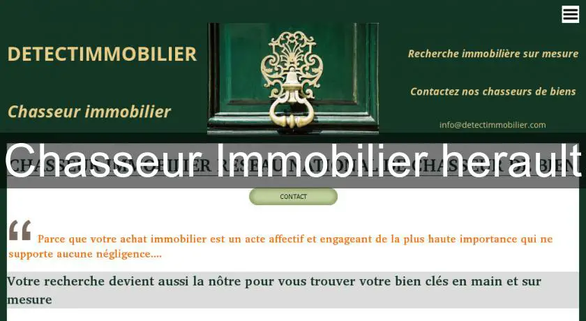 Chasseur Immobilier herault