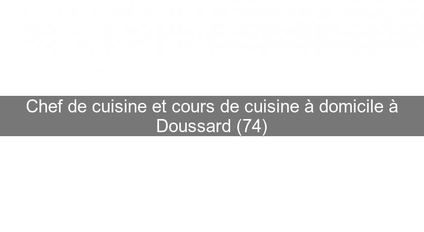 Chef de cuisine et cours de cuisine à domicile à Doussard (74)