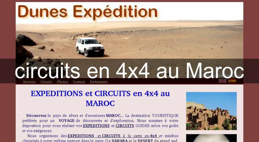 circuits en 4x4 au Maroc