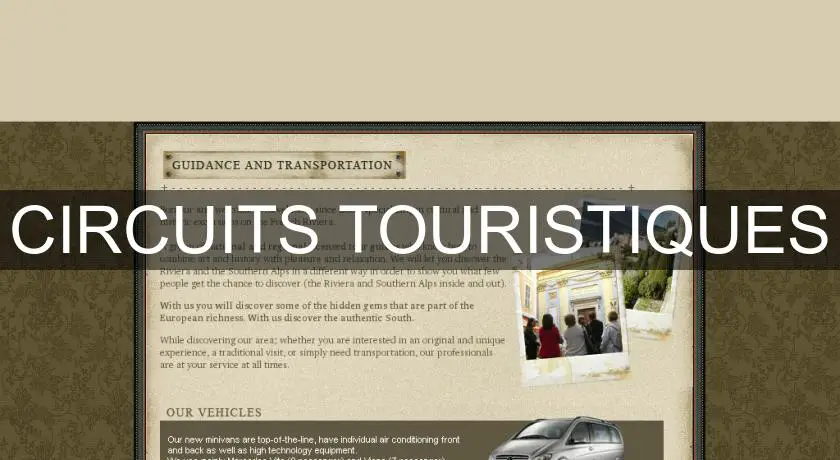 CIRCUITS TOURISTIQUES