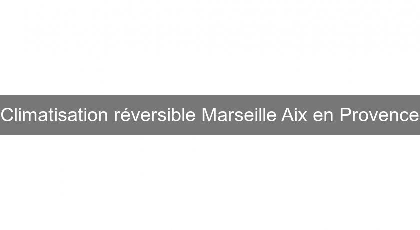 Climatisation réversible Marseille Aix en Provence