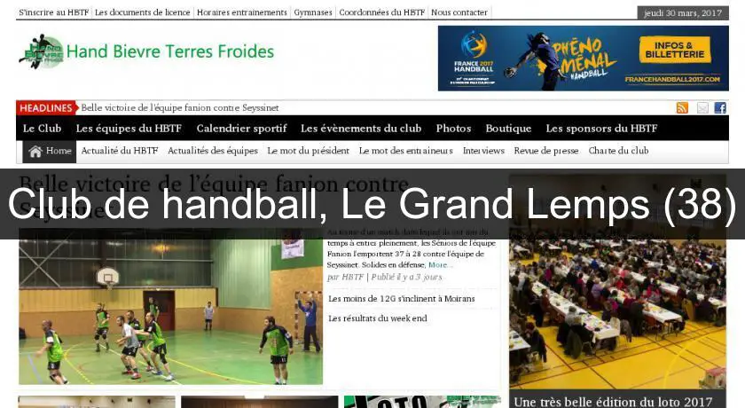 Club de handball, Le Grand Lemps (38)
