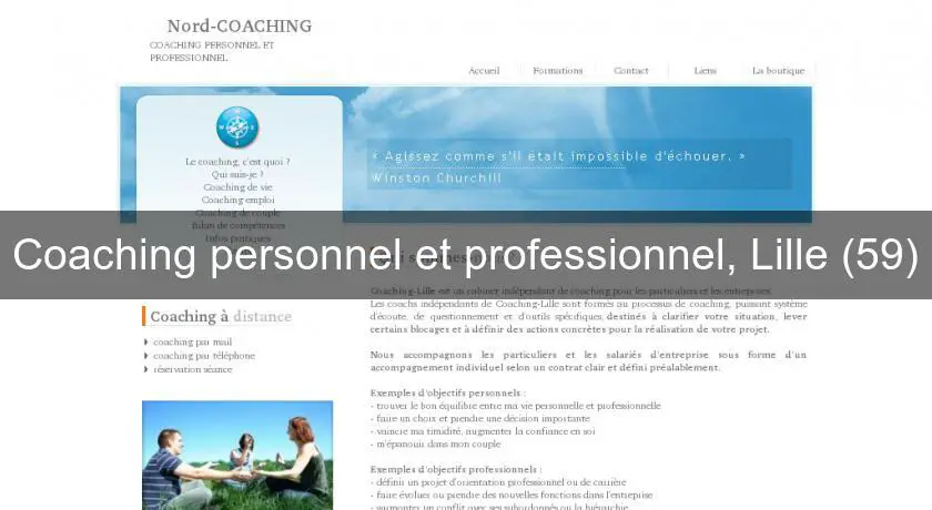 Coaching personnel et professionnel, Lille (59)