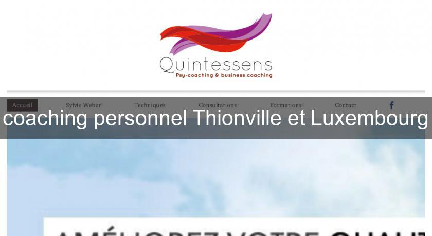 coaching personnel Thionville et Luxembourg