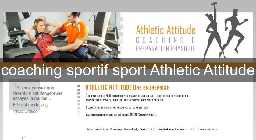 coaching sportif sport Athletic Attitude