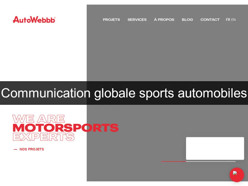 Communication globale sports automobiles